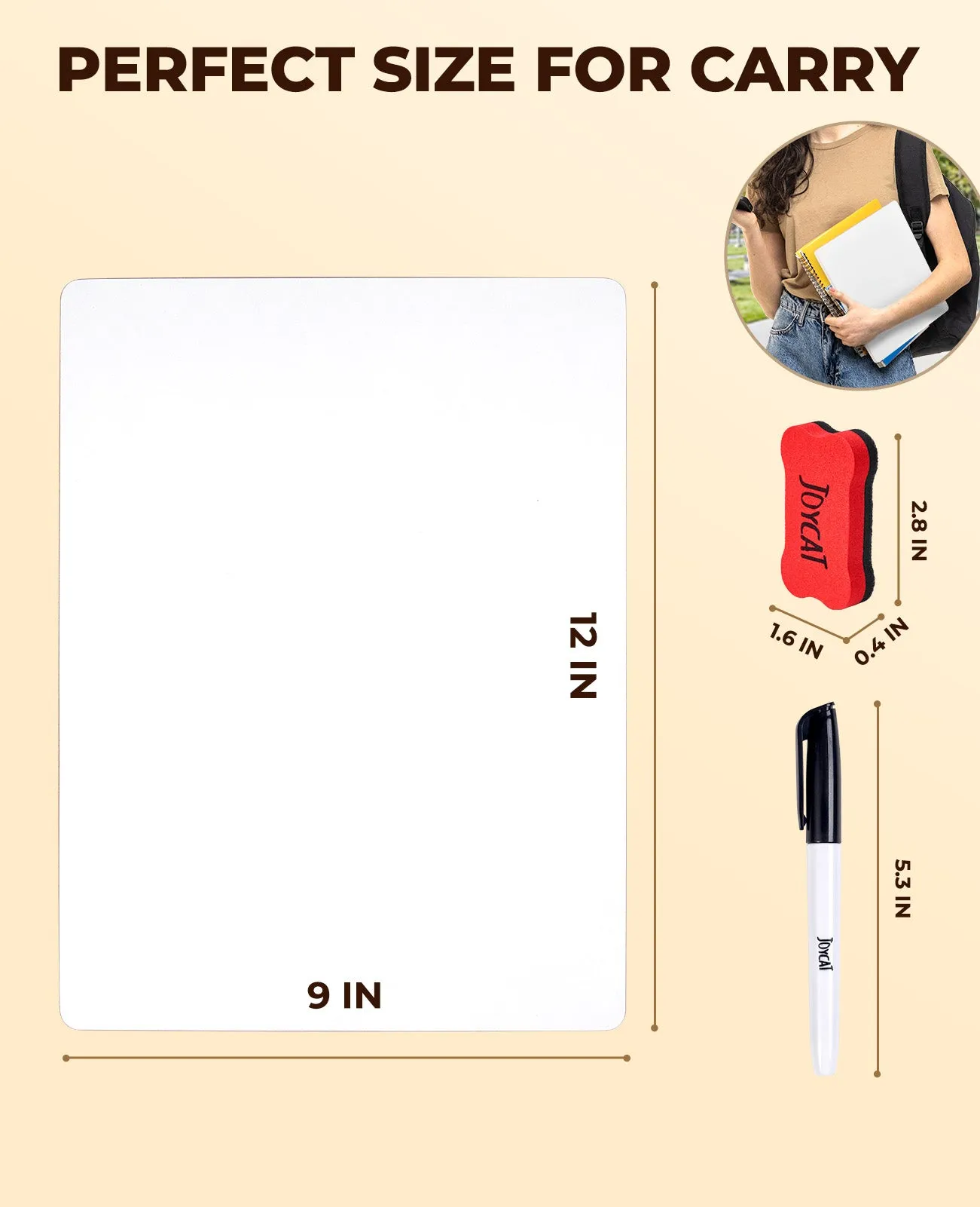 Small Dry Erase Lap Boards for Students