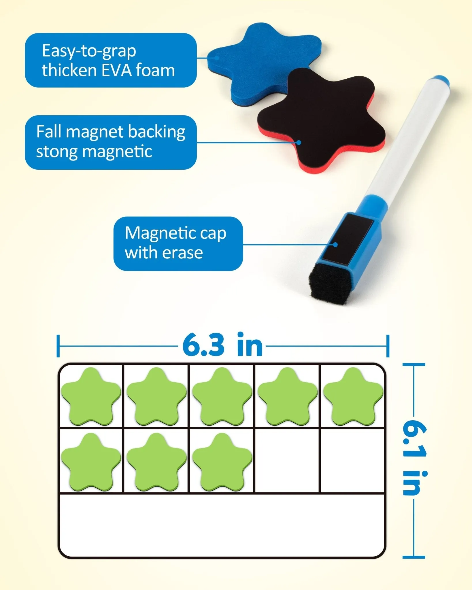 Star Magnetic Ten-Frame Set