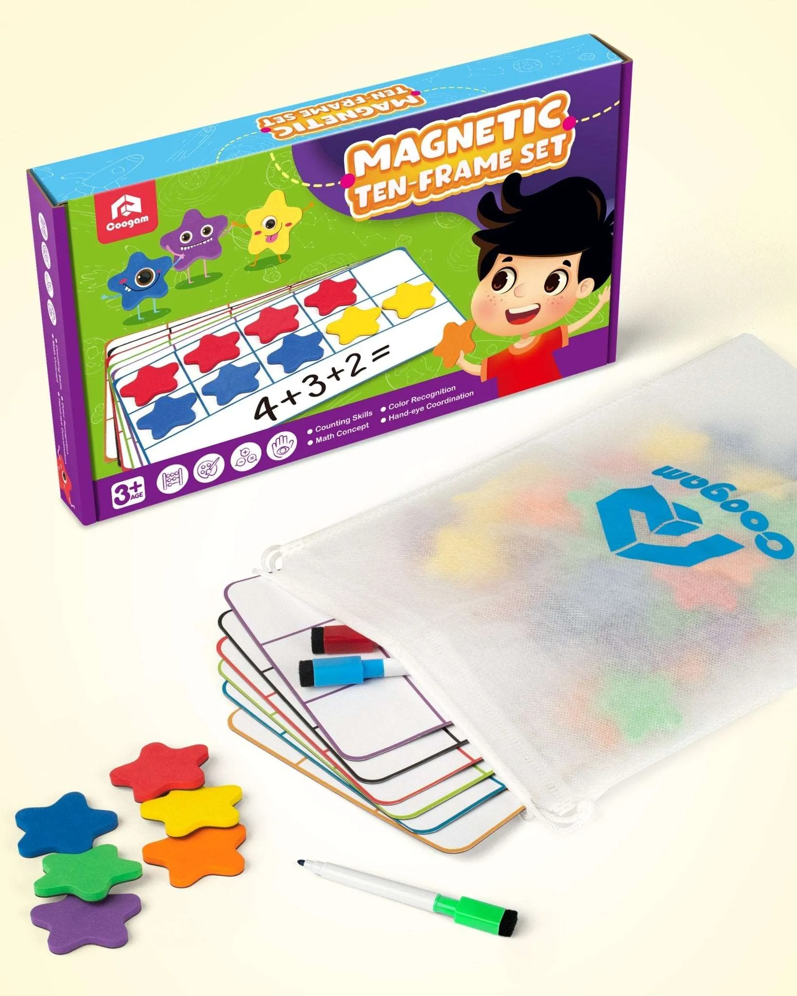 Star Magnetic Ten-Frame Set
