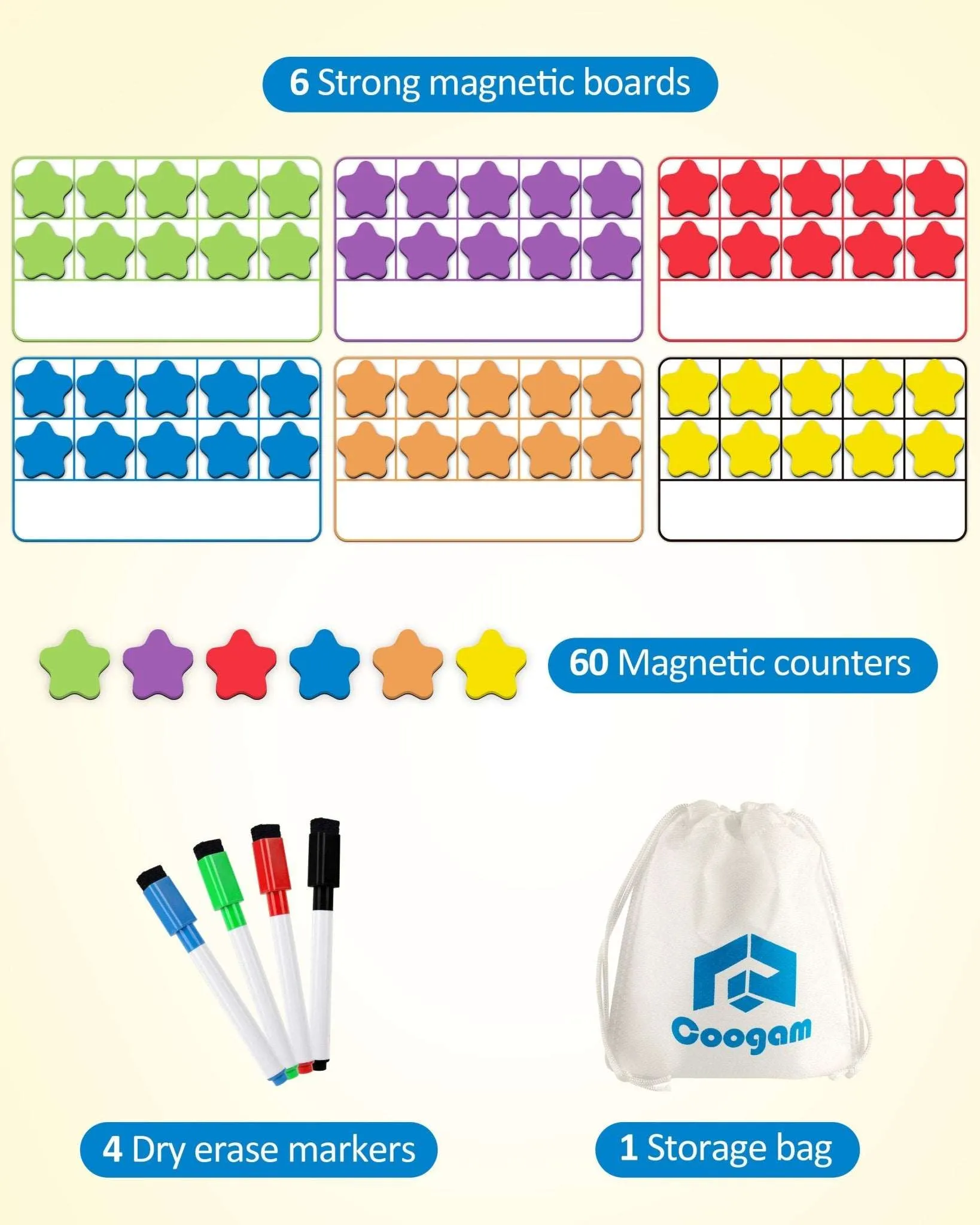 Star Magnetic Ten-Frame Set