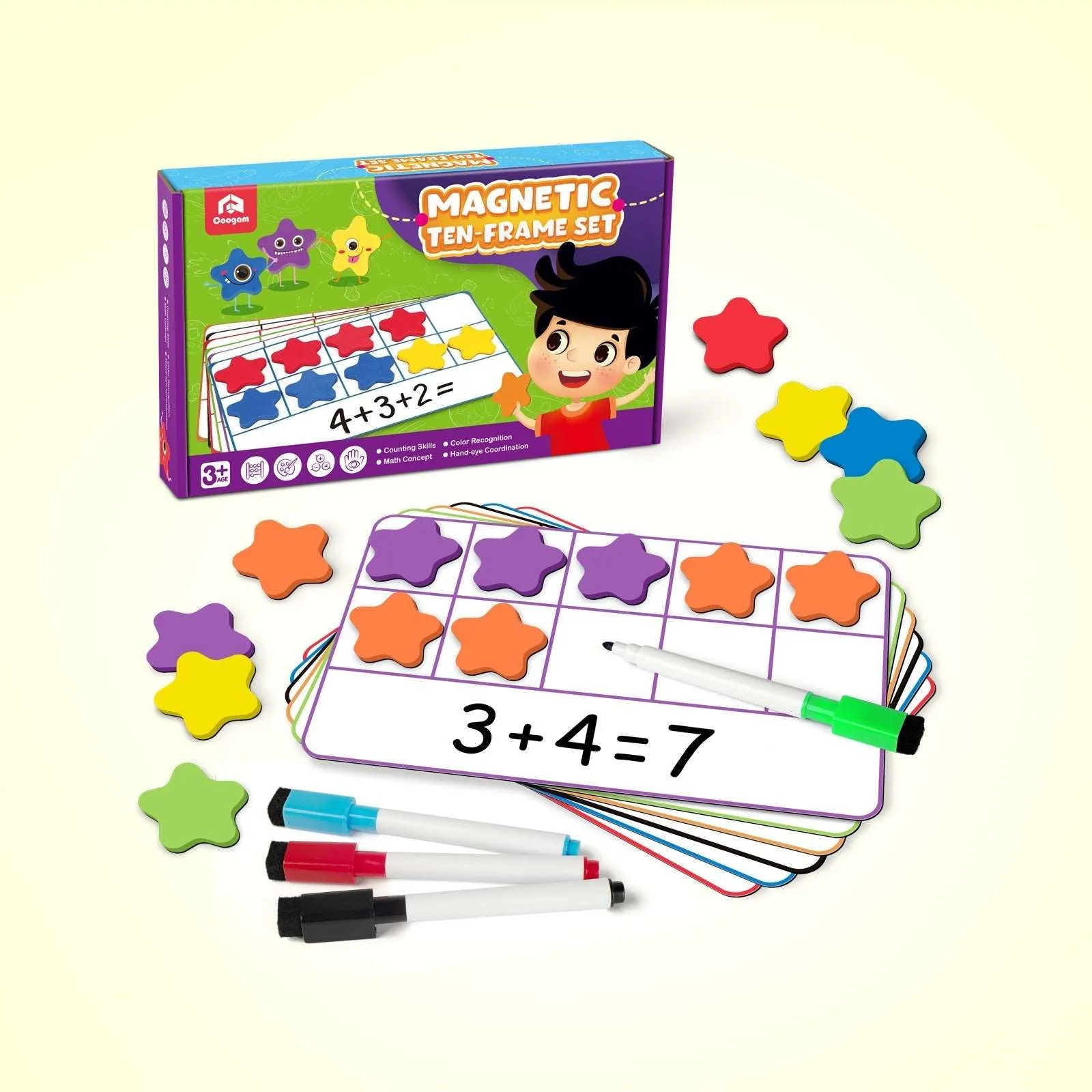 Star Magnetic Ten-Frame Set