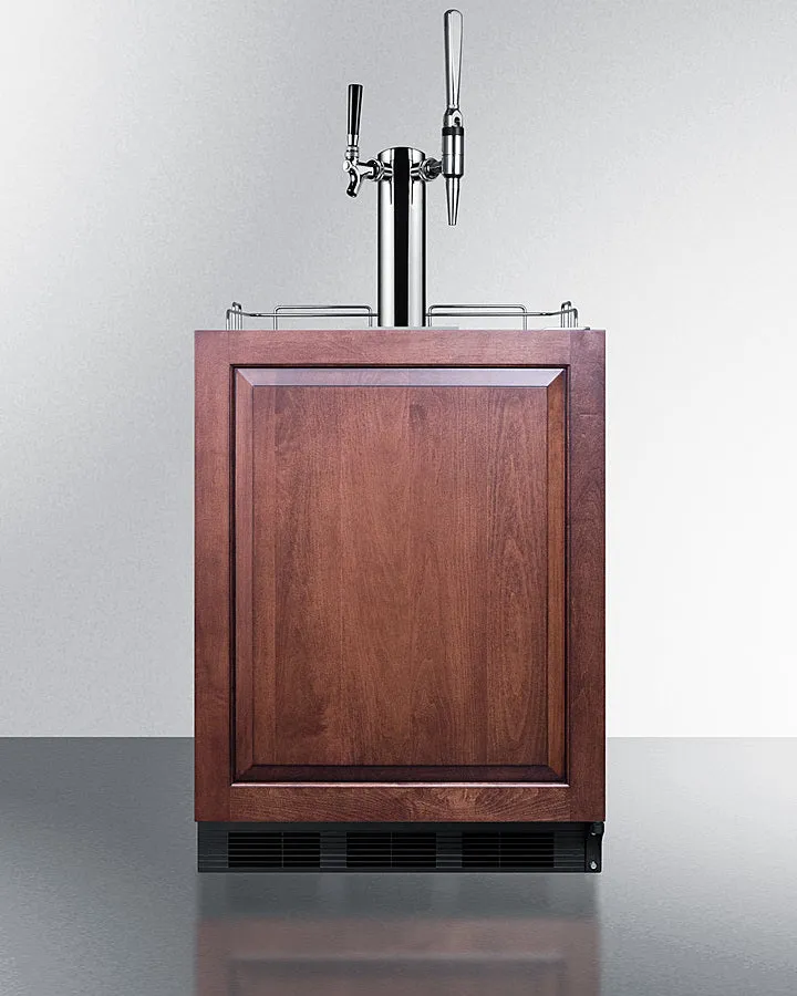 Summit 24" Wide Built-In Coffee Kegerator ADA Compliant - SBC58BLBIADAIFCMTWIN