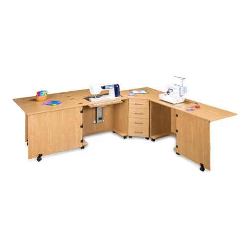 Sylvia Model 1810Q Combo Cabinet in CastleOak