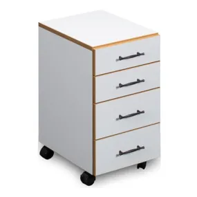 Sylvia Sewing Chest with Four Drawers in White