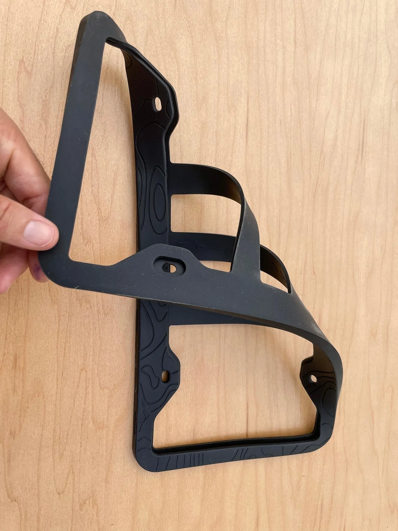 Tactilian Silicone Topography License Plate Frame