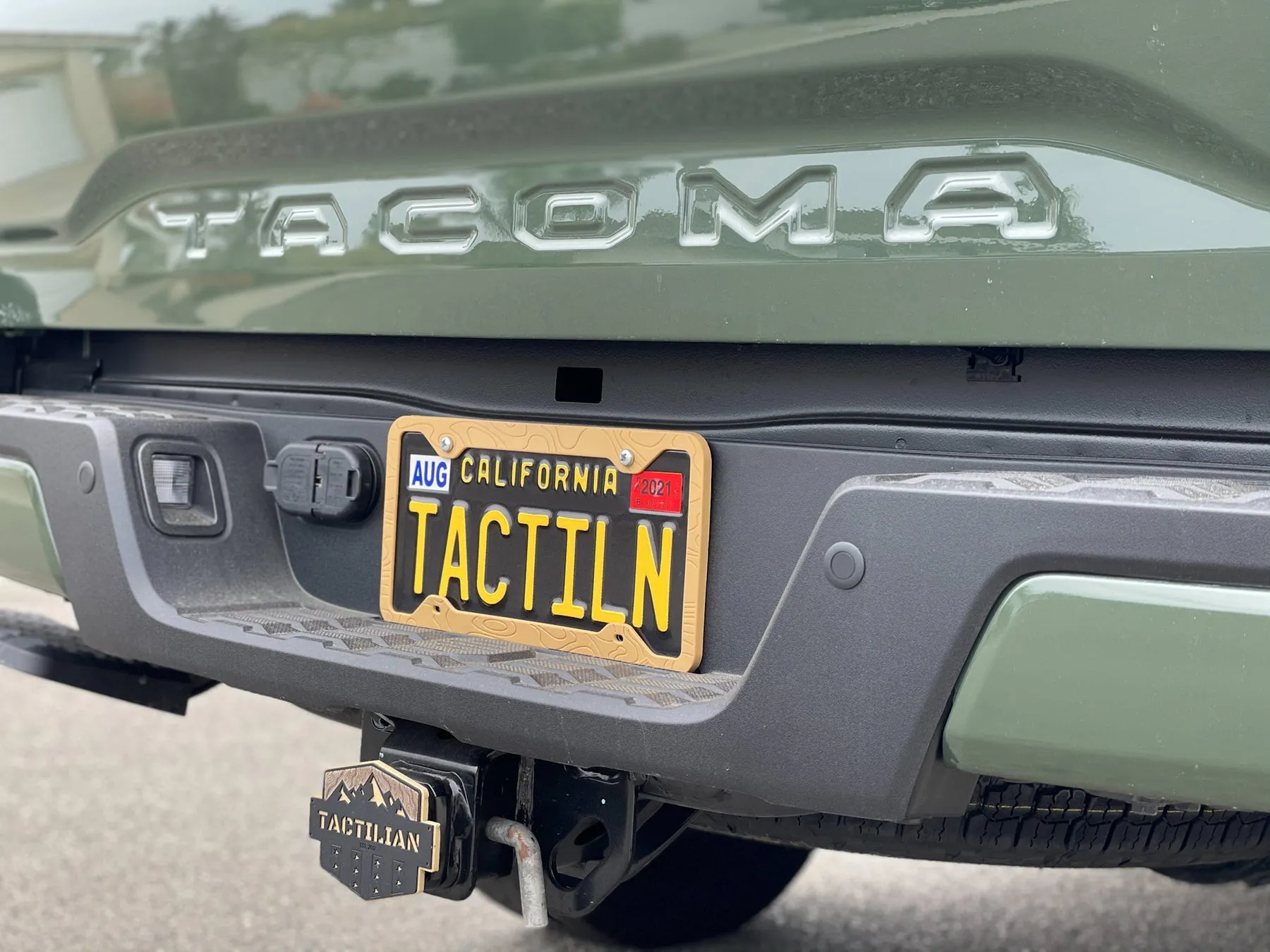 Tactilian Silicone Topography License Plate Frame