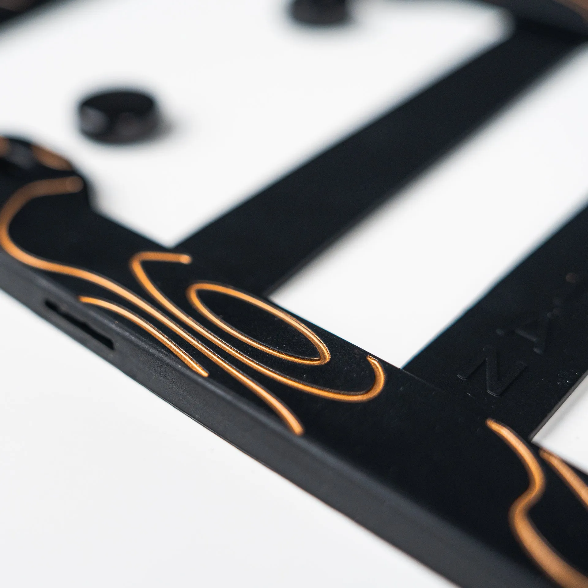 Tactilian Silicone Topography License Plate Frame