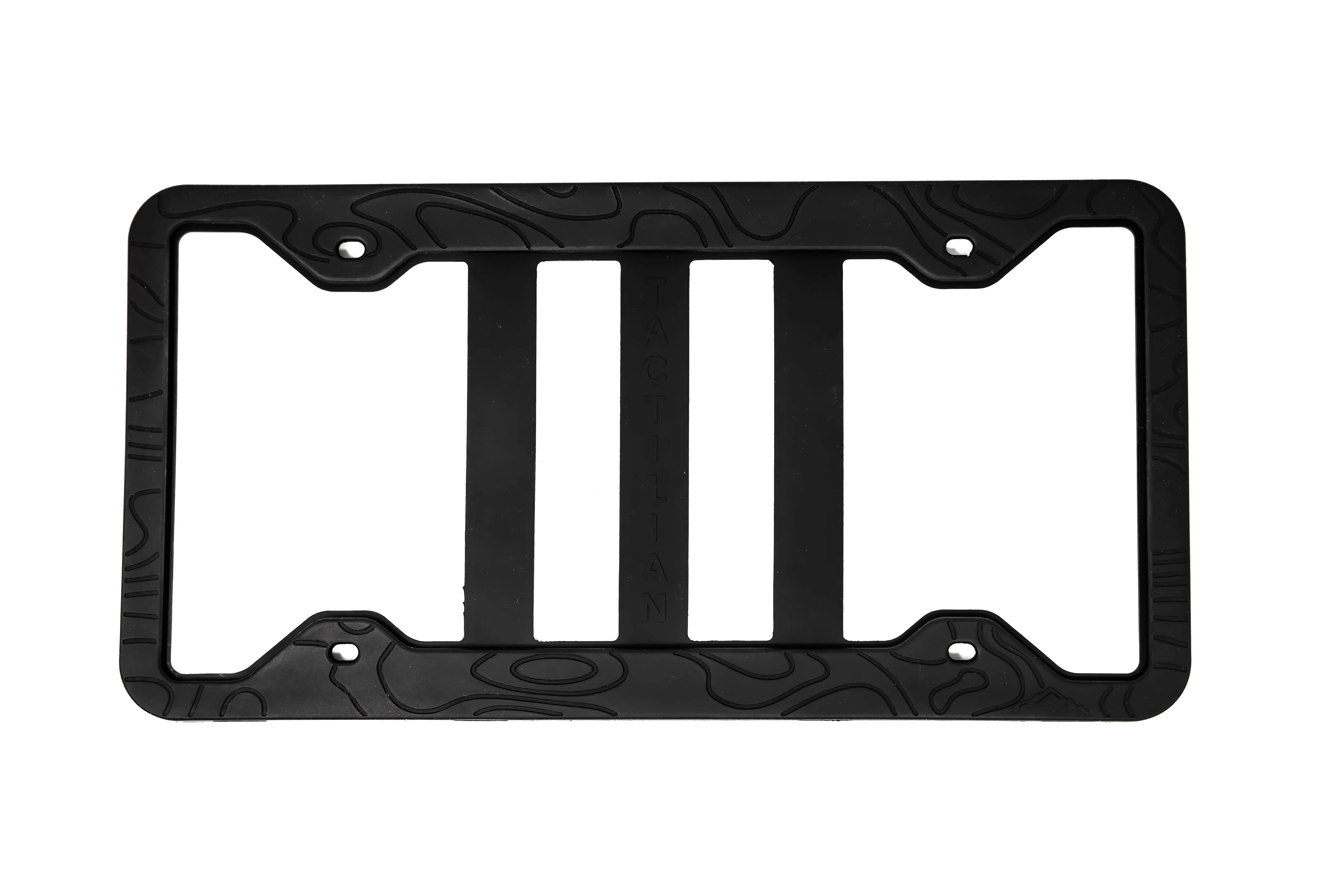 Tactilian Silicone Topography License Plate Frame