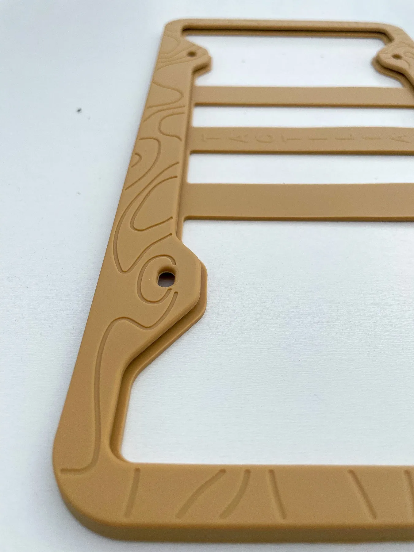 Tactilian Silicone Topography License Plate Frame