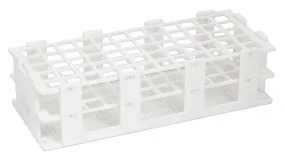 Test Tube Stand, 9.75"- Holds 60 Test Tubes (Up to 16mm Diameter) - Polypropylene Plastic