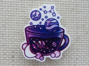 The Other Purple Planetary Teacup Needle Minder, Cover Minder, Magnet