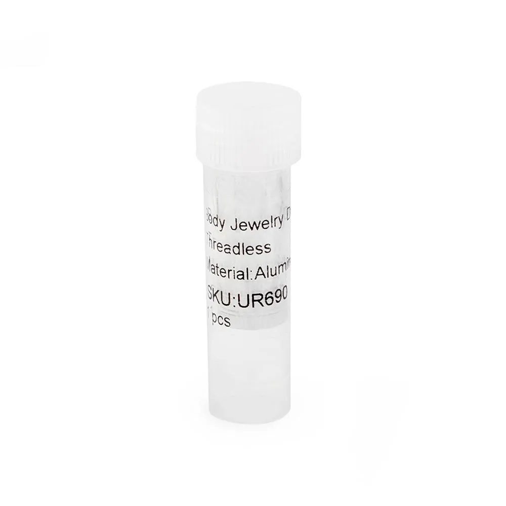 Threadless Aluminum Magnetic Body Jewelry Holder — Price Per 1