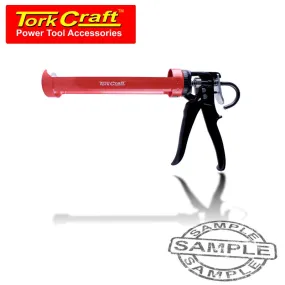 TORK CRAFT SILICONE CAULK GUN 4500N METAL SINGLE CART 310ML TCCG1331