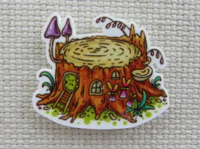 Tree Stump Needle Minder, Cover Minder, Magnet