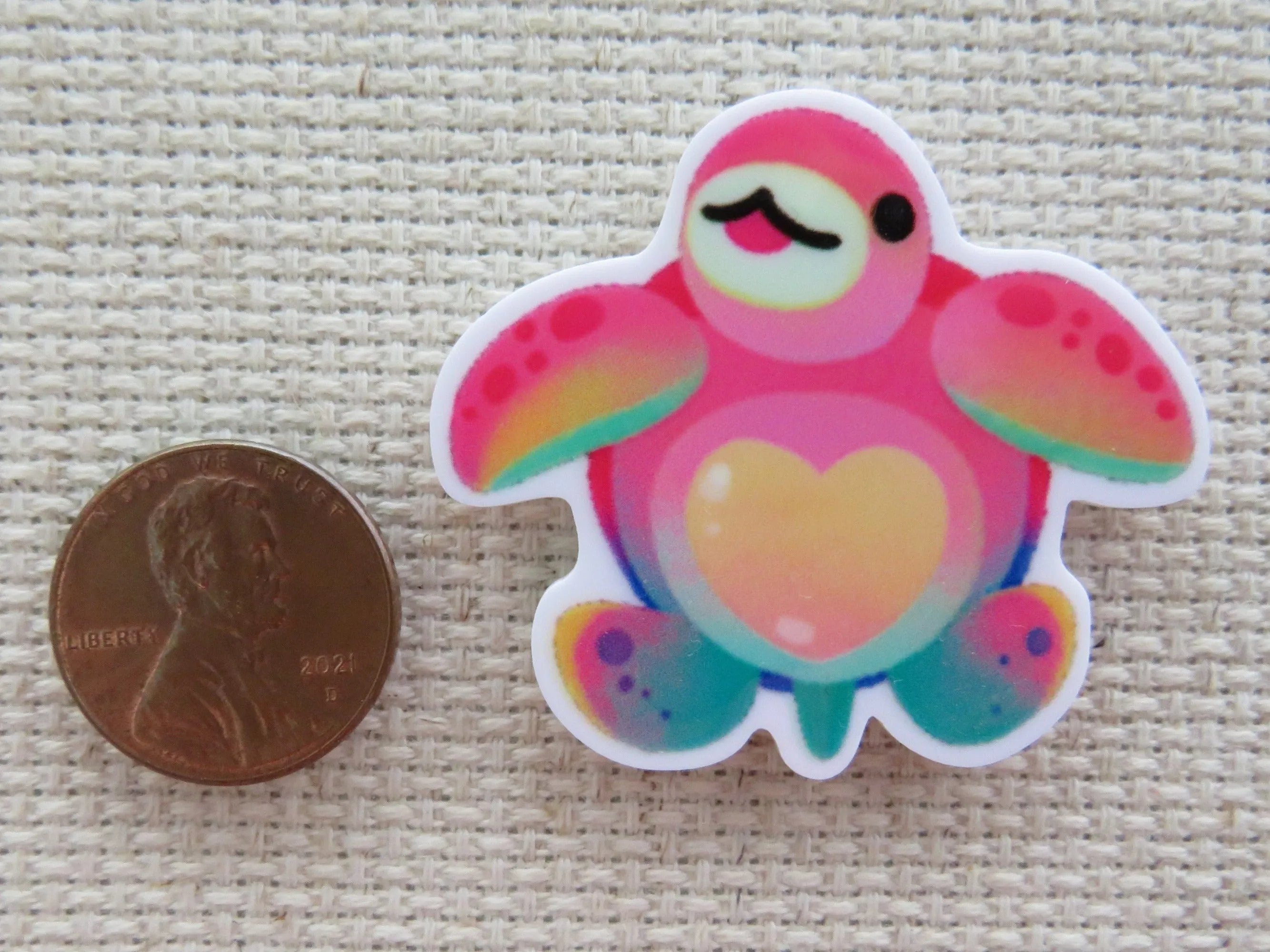 Turtle Love Needle Minder, Cover Minder, Magnet