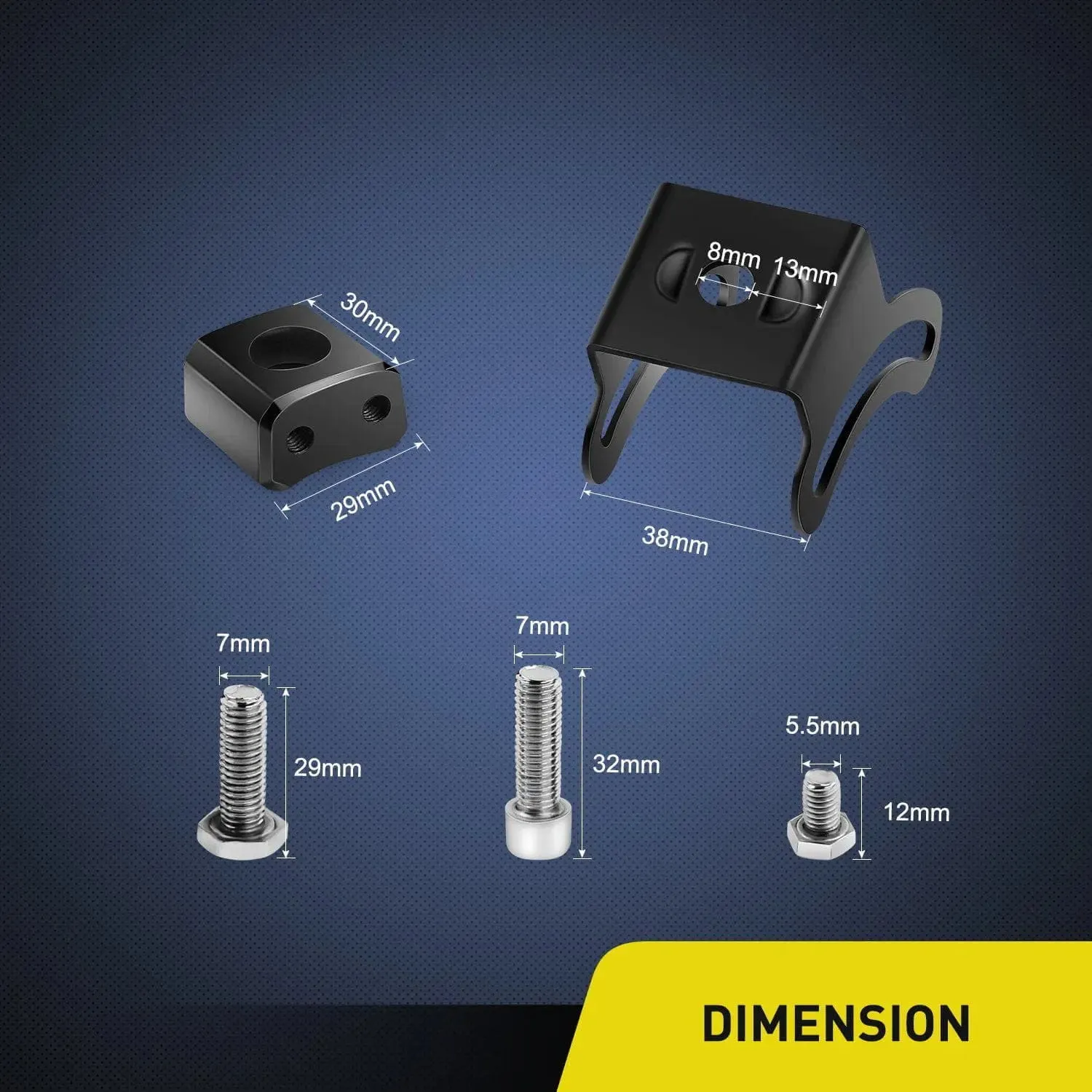 Universal Slide Mount Base Brackets (Pair)