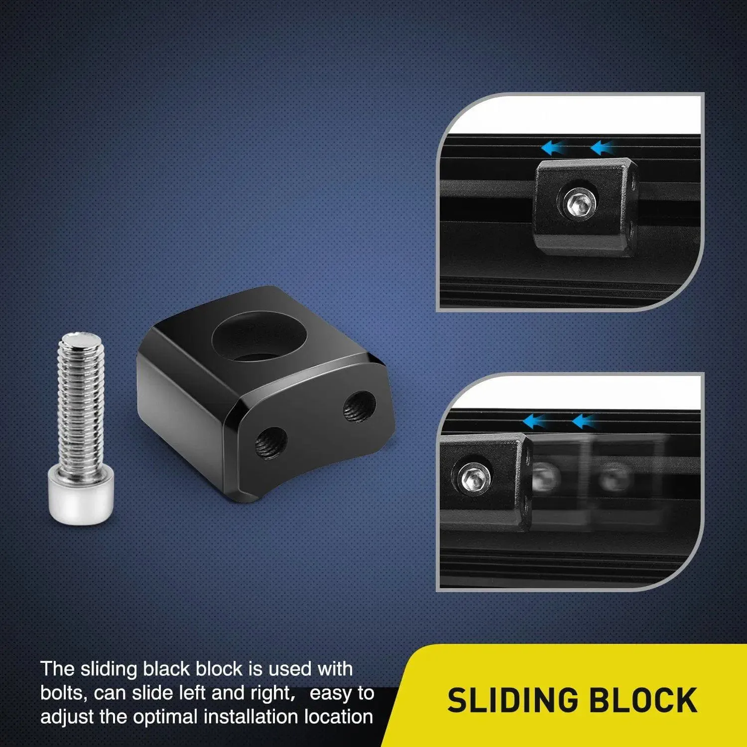 Universal Slide Mount Base Brackets (Pair)