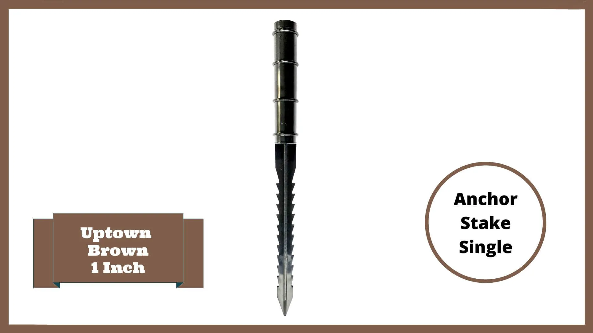 Uptown Brown 1" Profile Components