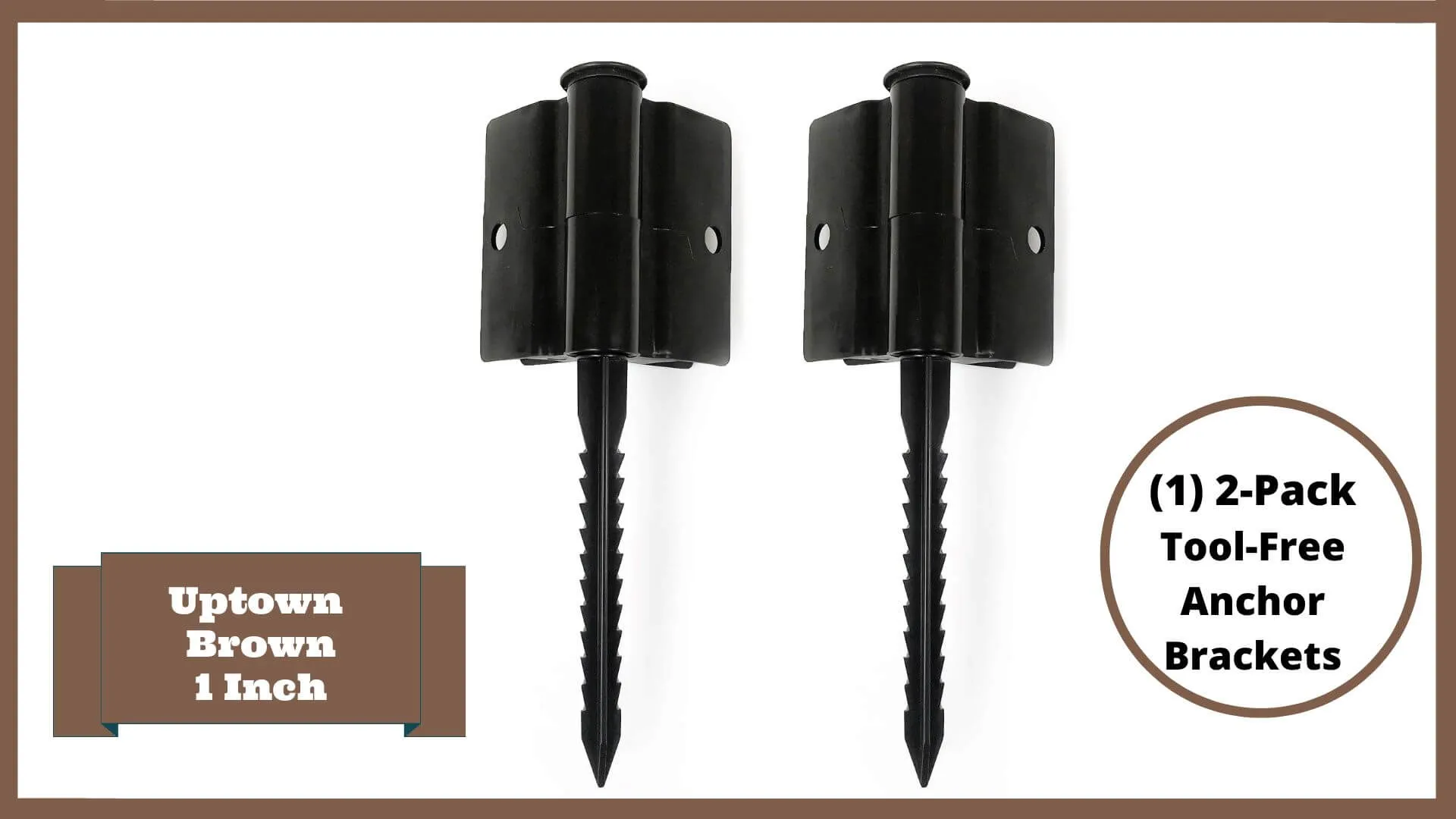Uptown Brown 1" Profile Components