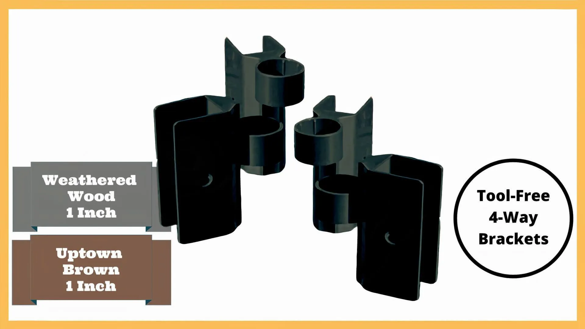 Uptown Brown 1" Profile Components