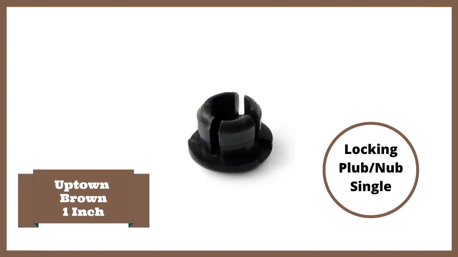 Uptown Brown 1" Profile Components
