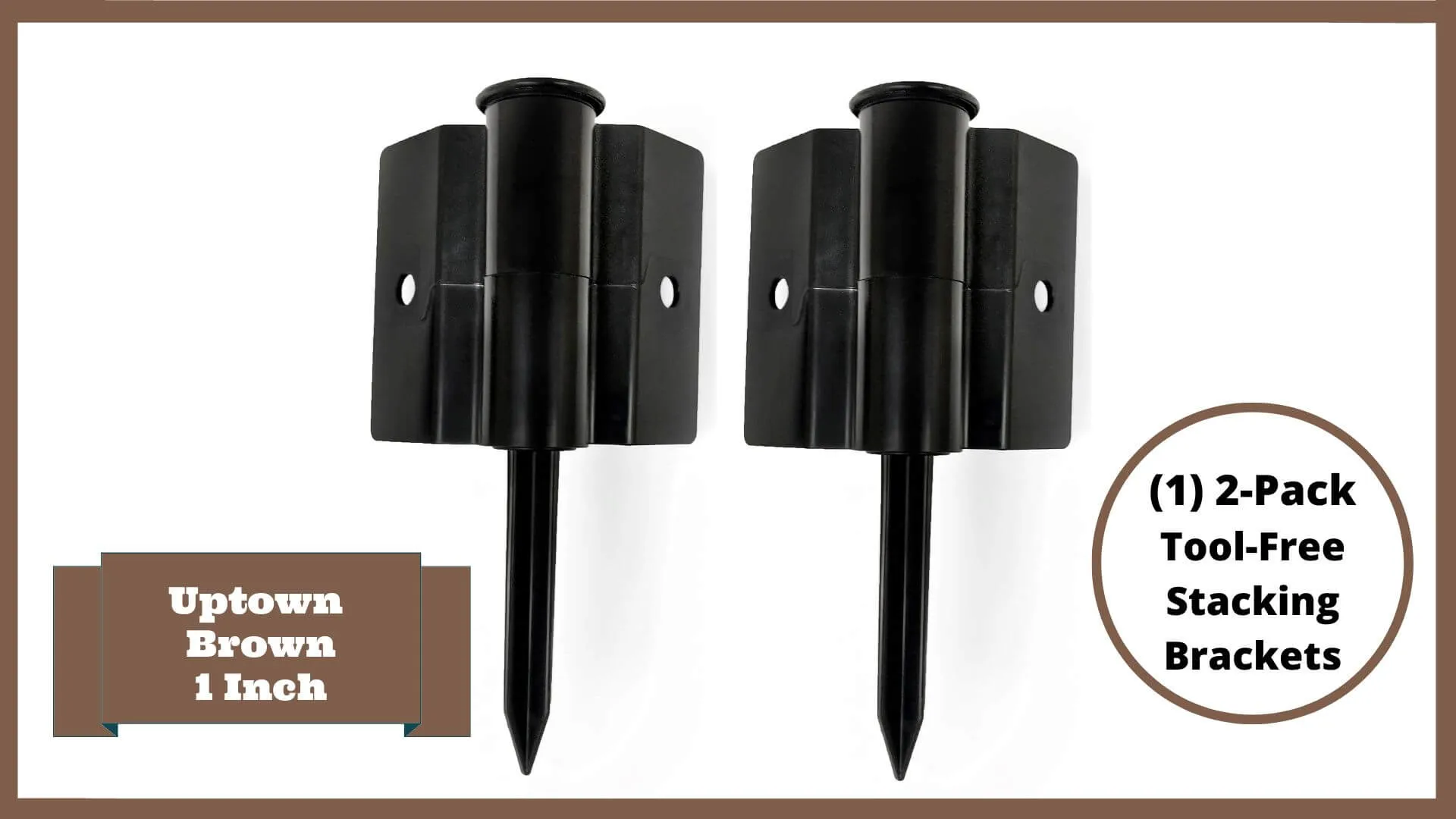 Uptown Brown 1" Profile Components