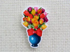 Vase of Tulips Needle Minder, Cover Minder, Magnet