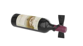 VintageView Helix Single 5 (minimalist wall mounted metal wine rack)