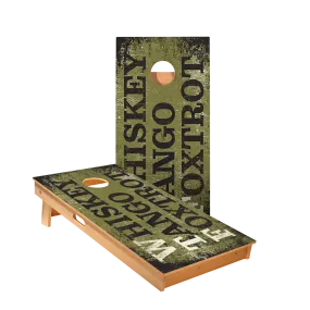 Whiskey Tango Foxtrot Star Cornhole Boards