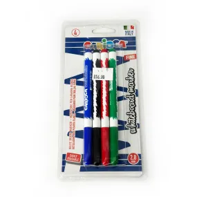 WHITE BOARD FINETIP MARKER BLISTER 4PCS