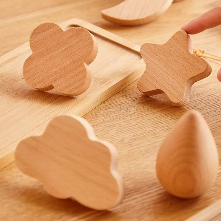 Wooden Cupboard Knob | Cloud