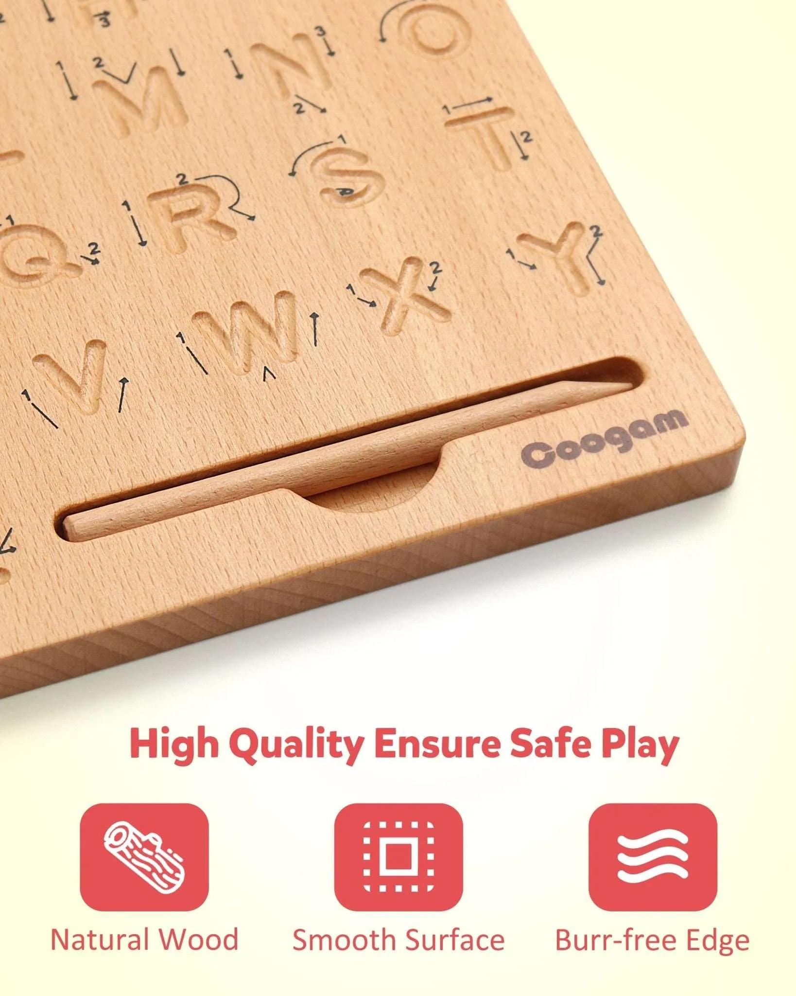 Wooden Letters Practicing Board