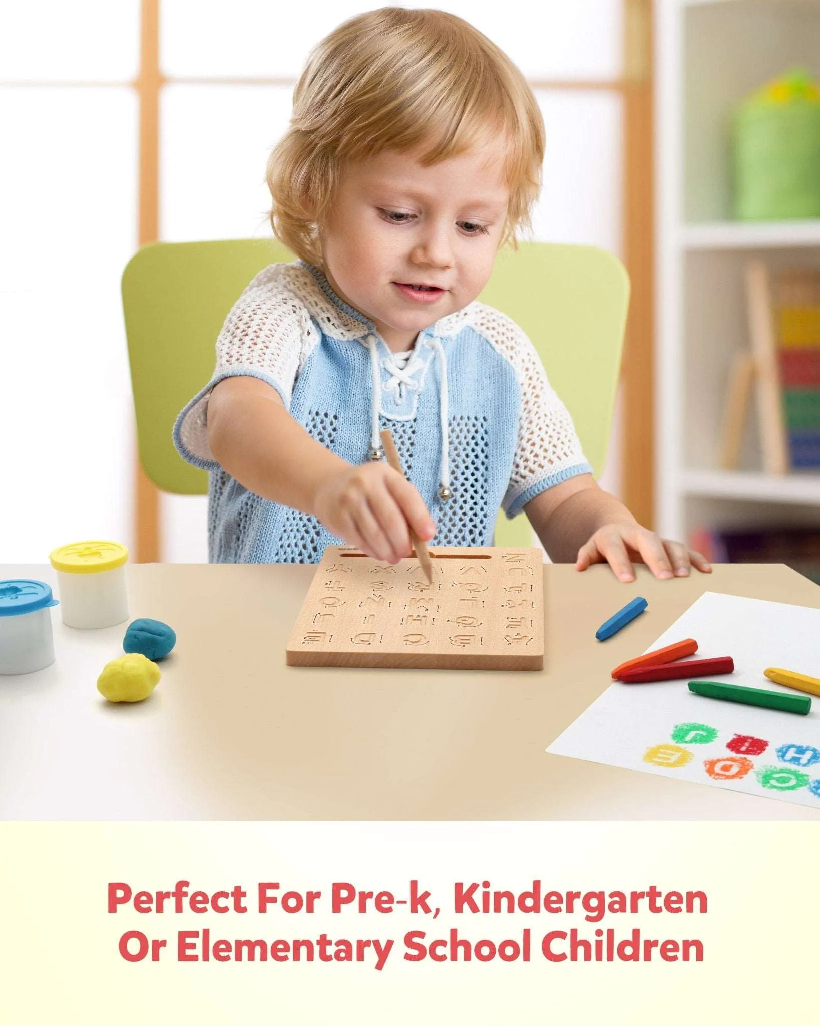 Wooden Letters Practicing Board