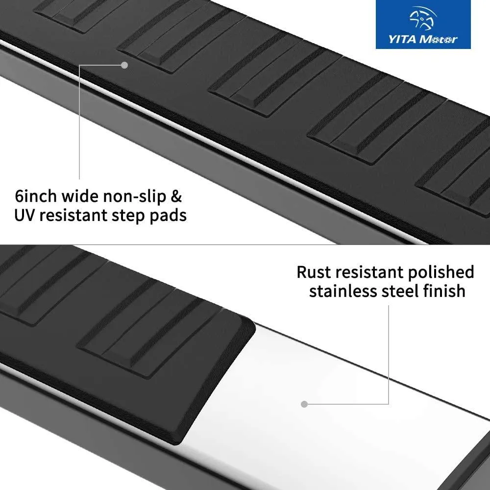 YITAMOTOR® 2015-2024 Chevy Colorado/GMC Canyon Crew Cab 6" Running Boards Side Steps Bars
