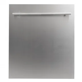 ZLINE 24 in. Top Control Dishwasher 120-Volt with Stainless Steel Tub and Modern Style Handle