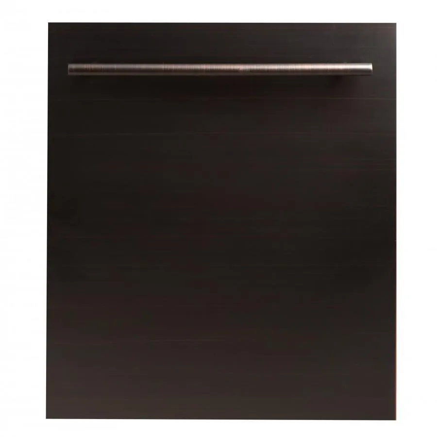 ZLINE 24 in. Top Control Dishwasher 120-Volt with Stainless Steel Tub and Modern Style Handle