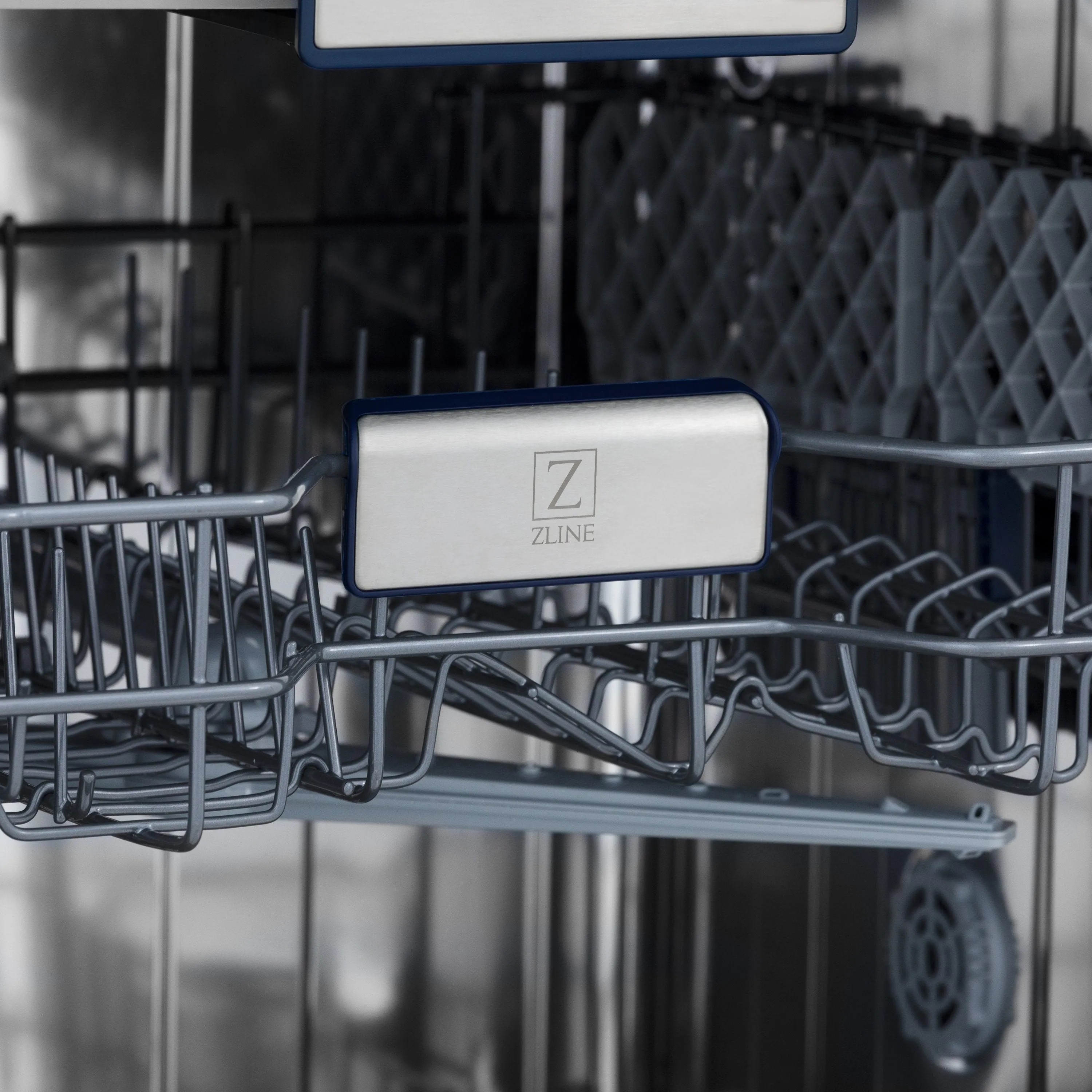 ZLINE 24" Top Control Tall Tub Dishwasher in Custom Panel Ready with Stainless Steel Tub and 3rd Rack (DWV-24)